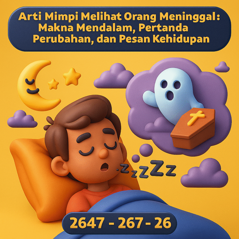 Makna mimpi melihat orang meninggal yang menggambarkan perubahan besar, pertanda emosional, dan pesan kehidupan yang dalam.