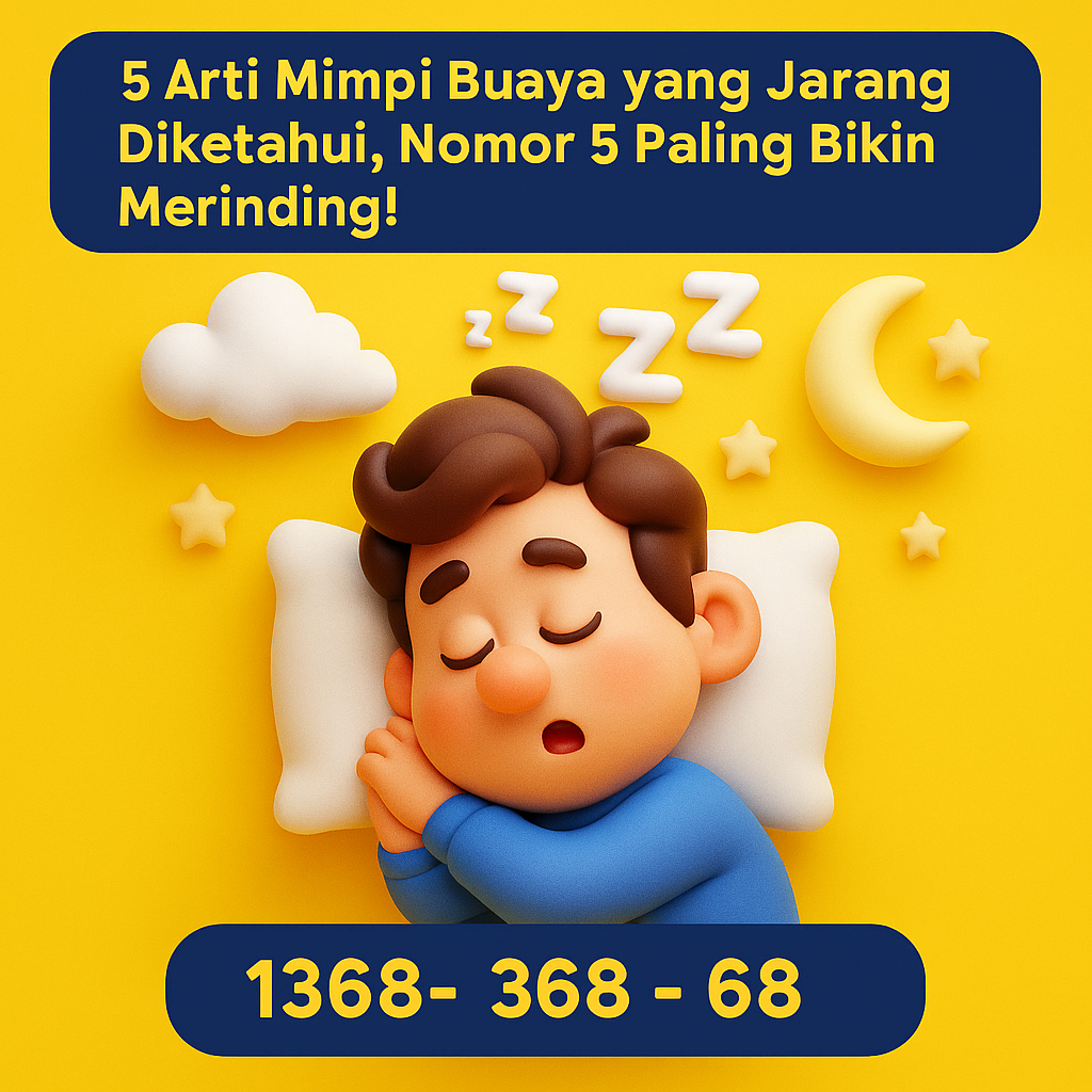 5 Arti Mimpi Buaya yang Jarang Diketahui, Nomor 5 Paling Bikin Merinding!