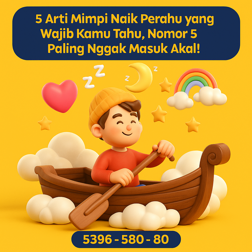 5 Arti Mimpi Naik Perahu yang Wajib Kamu Tahu, Nomor 5 Paling Nggak Masuk Akal!