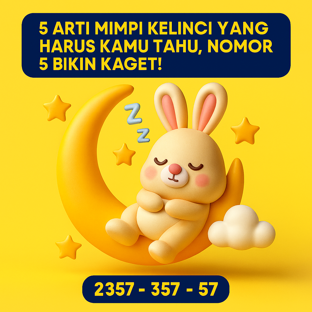 5 Arti Mimpi Kelinci yang Harus Kamu Tahu, Nomor 5 Bikin Kaget!