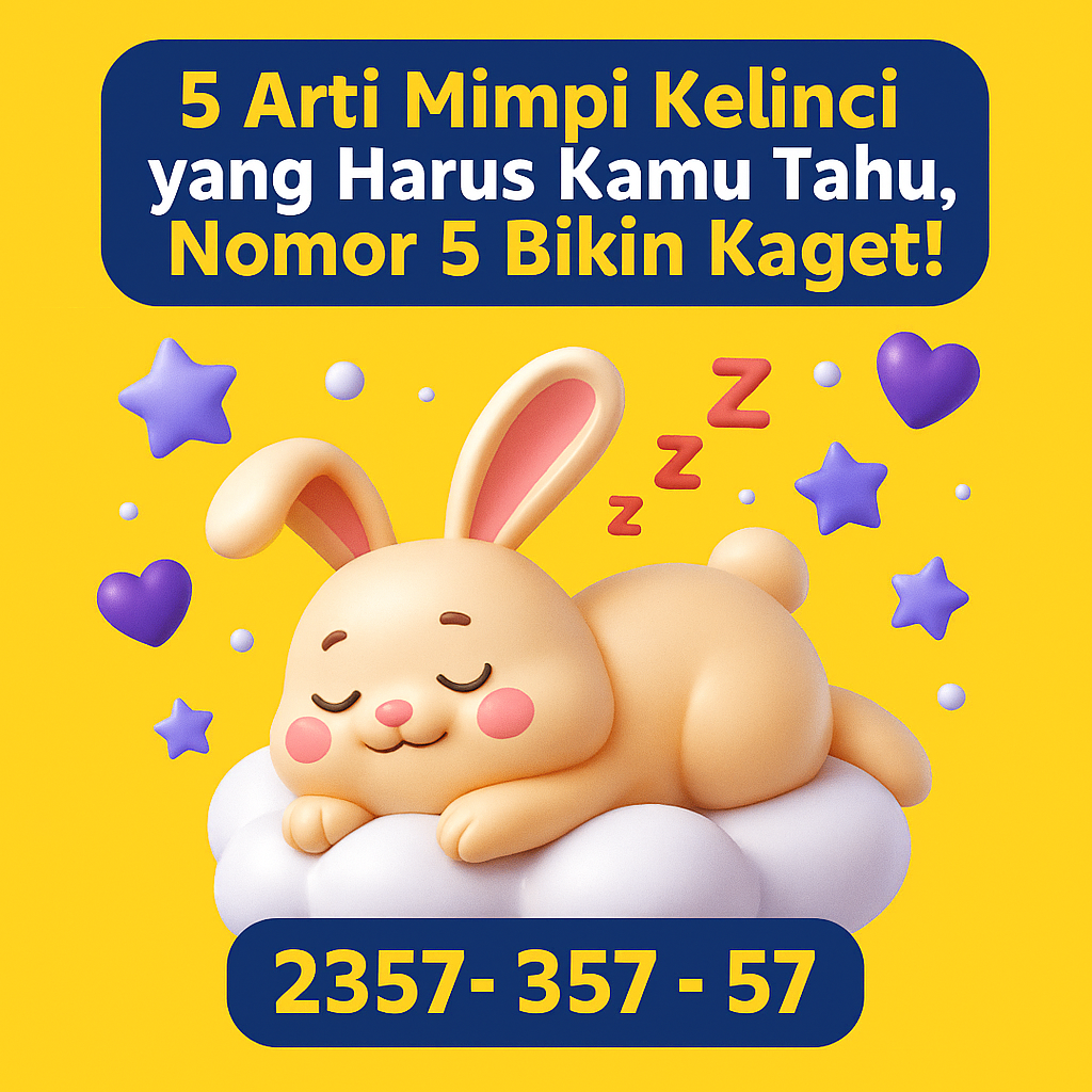 5 Arti Mimpi Kelinci yang Harus Kamu Tahu, Nomor 5 Bikin Kaget!