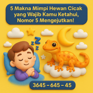 5 Makna Mimpi Hewan Cicak yang Wajib Kamu Ketahui, Nomor 5 Mengejutkan!