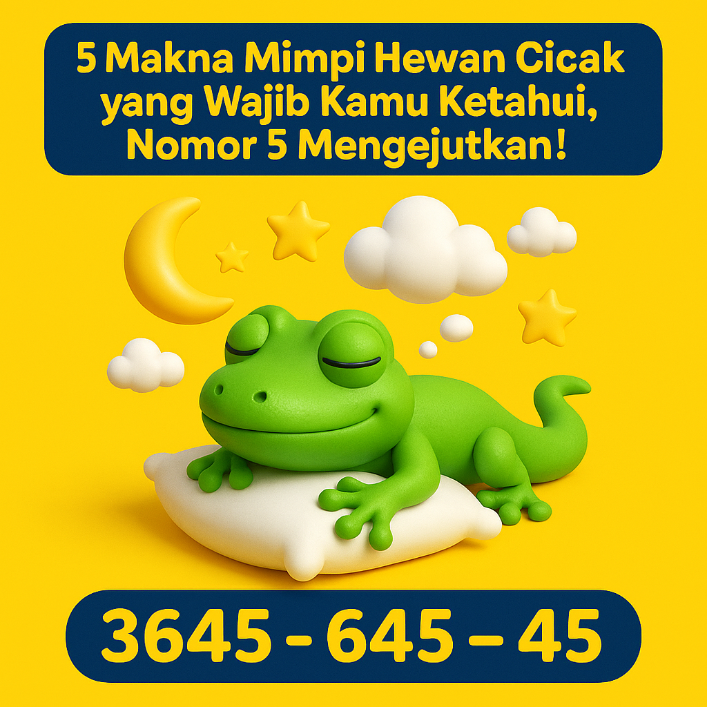 5 Makna Mimpi Hewan Cicak yang Wajib Kamu Ketahui, Nomor 5 Mengejutkan!
