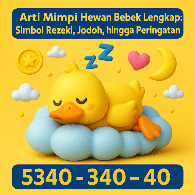 Arti Mimpi Hewan Bebek Lengkap: Simbol Rezeki, Jodoh, hingga Peringatan