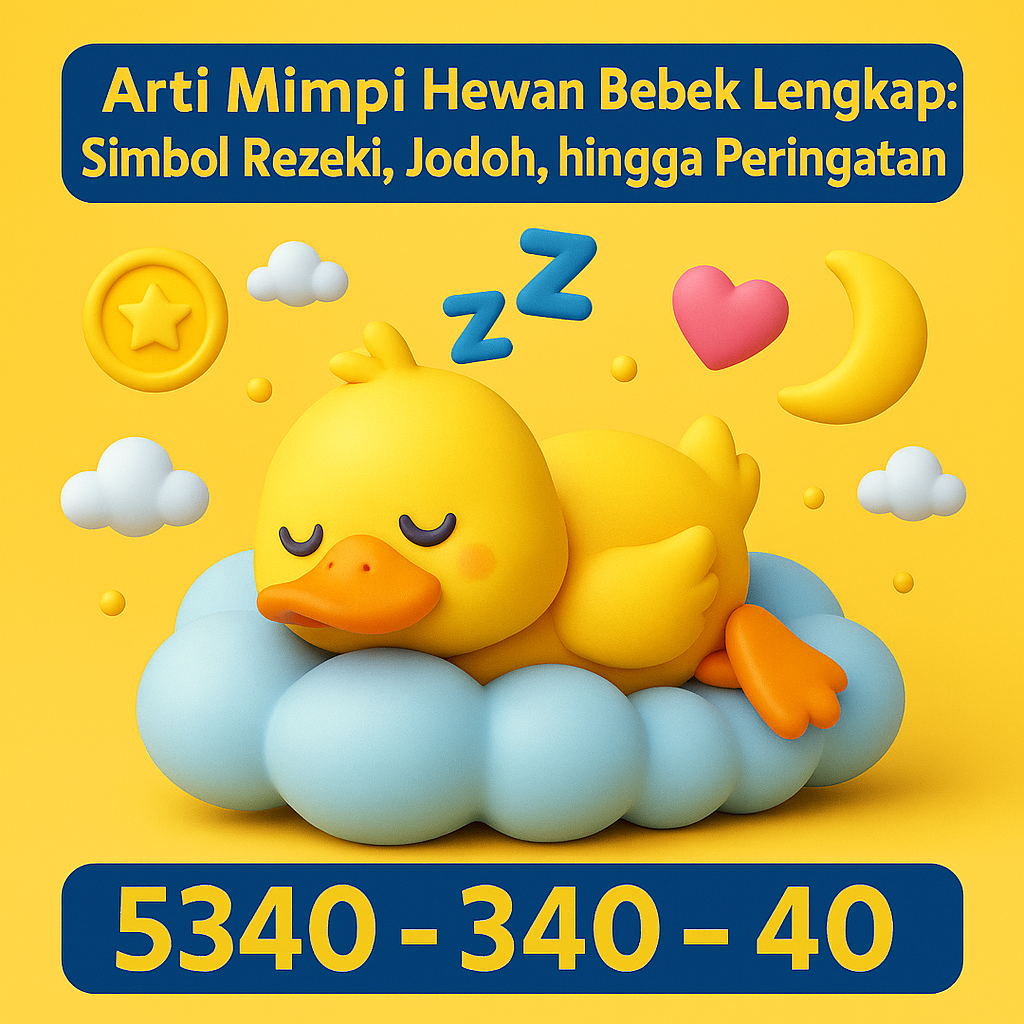 Arti Mimpi Hewan Bebek Lengkap: Simbol Rezeki, Jodoh, hingga Peringatan