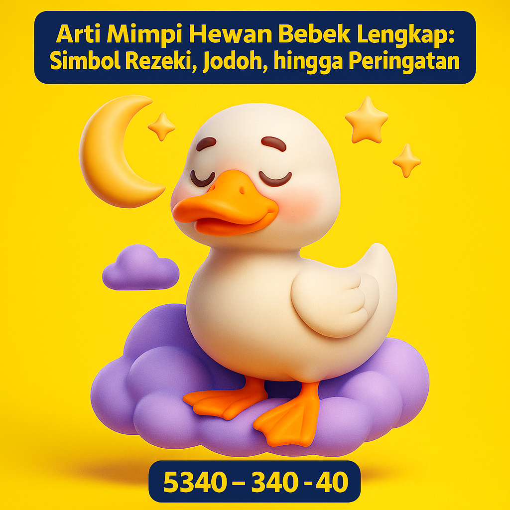 Arti Mimpi Hewan Bebek Lengkap: Simbol Rezeki, Jodoh, hingga Peringatan