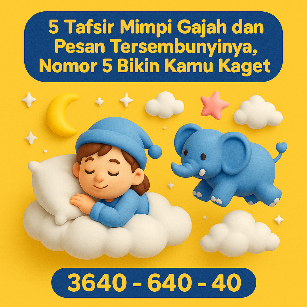 5 Tafsir Mimpi Gajah dan Pesan Tersembunyinya, Nomor 5 Bikin Kamu Kaget