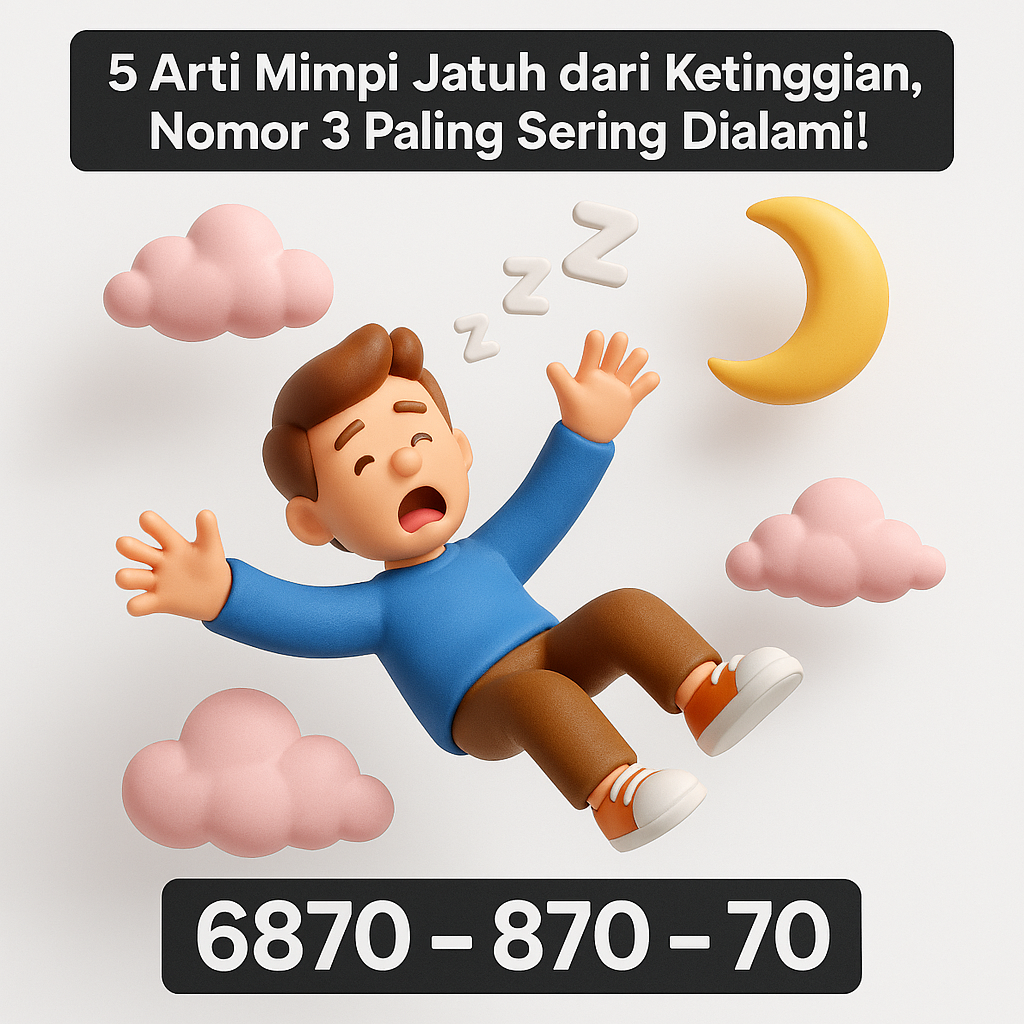 5 Arti Mimpi Jatuh dari Ketinggian, Nomor 3 Paling Sering Dialami!