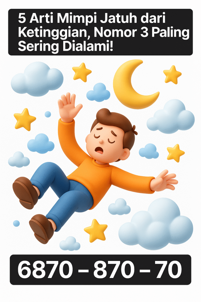 5 Arti Mimpi Jatuh dari Ketinggian, Nomor 3 Paling Sering Dialami!