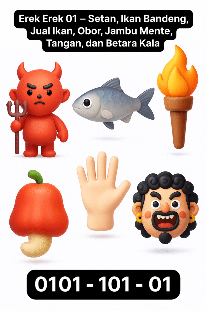 Erek Erek 01 – Setan, Ikan Bandeng, Jual Ikan, Obor, Jambu Mente, Tangan, dan Betara Kala