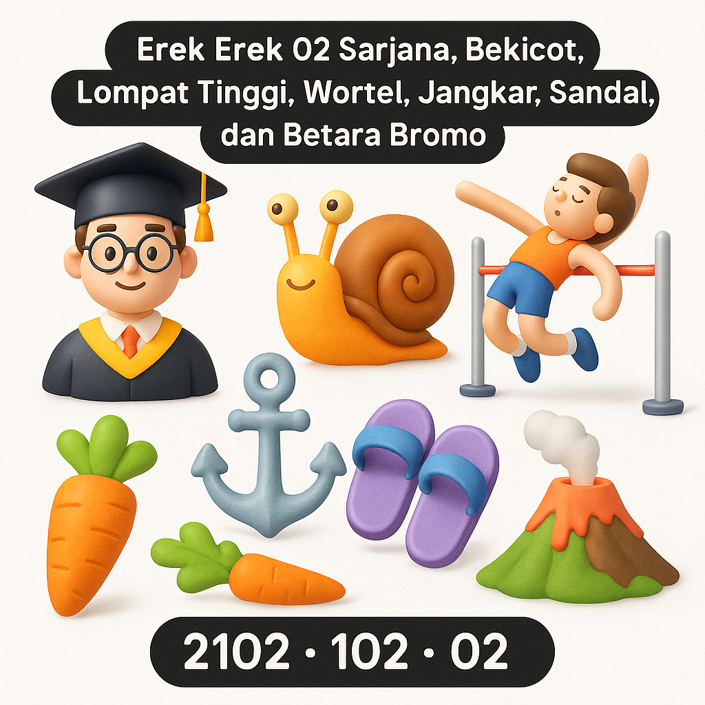 Erek Erek 02 Sarjana, Bekicot, Lompat Tinggi, Wortel, Jangkar, Sandal, dan Betara Bromo