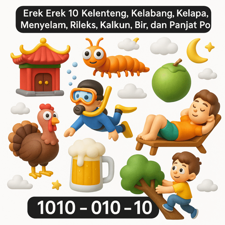 Erek Erek 10 Kelenteng, Kelabang, Kelapa, Menyelam, Rileks, Kalkun, Bir, dan Panjat Pohon