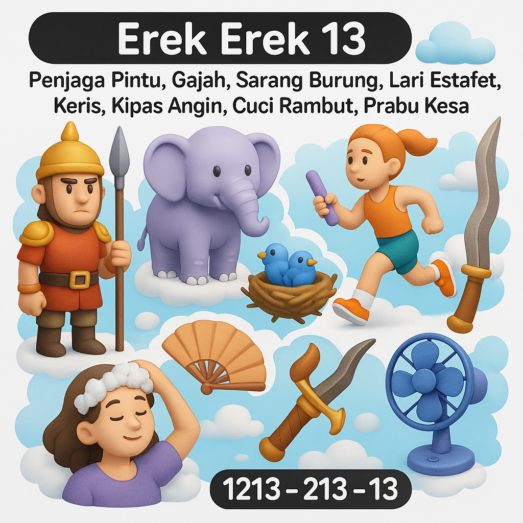 Erek Erek 13 Penjaga Pintu, Gajah, Sarang Burung, Lari Estafet, Keris, Kipas Angin, Cuci Rambut, dan Prabu Kesa