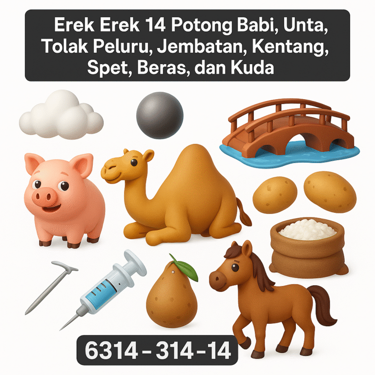 Erek Erek 14 Potong Babi, Unta, Tolak Peluru, Jembatan, Kentang, Spet, Beras, dan Kuda