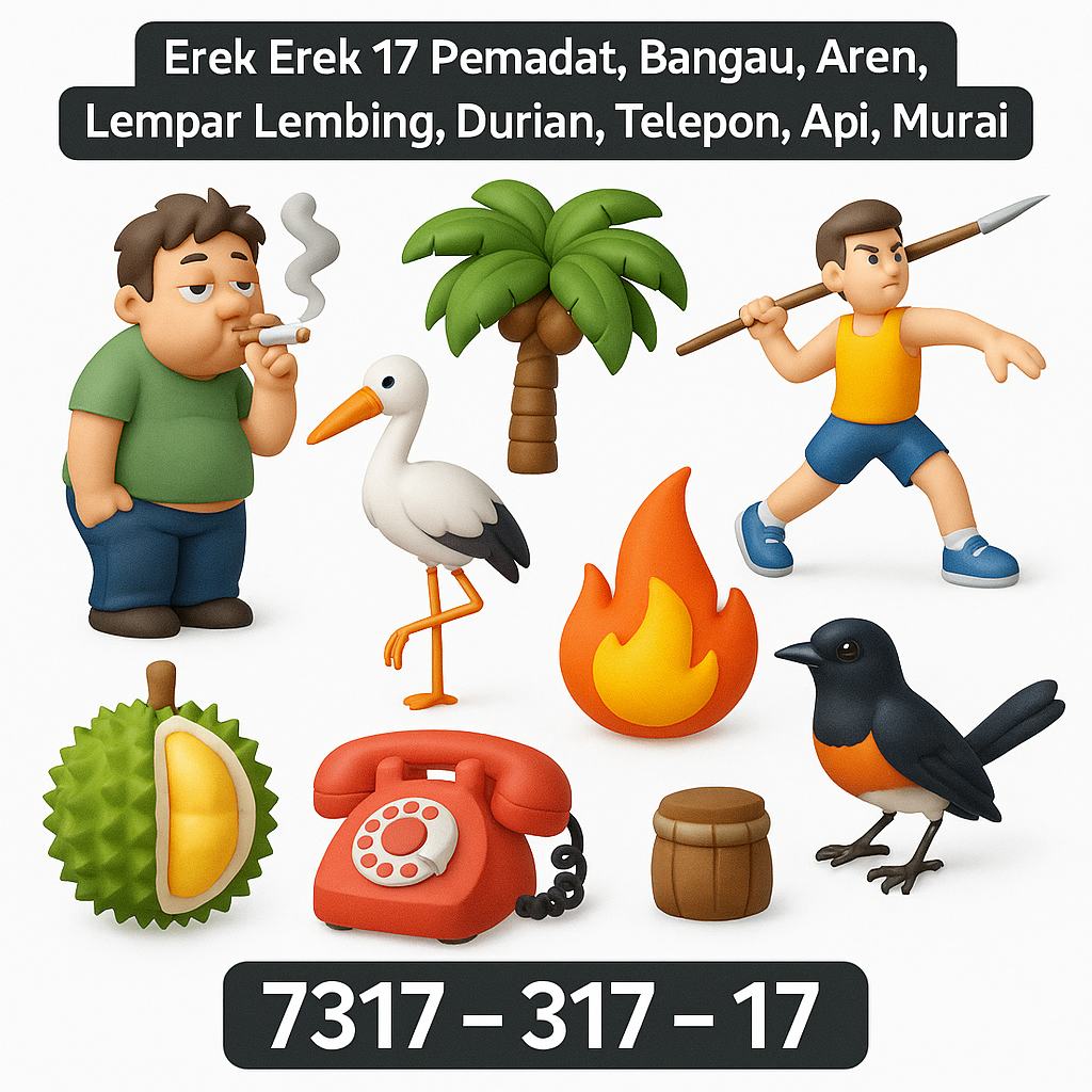 Erek Erek 17 Pemadat, Bangau, Aren, Lempar Lembing, Durian, Telepon, Api, dan Murai