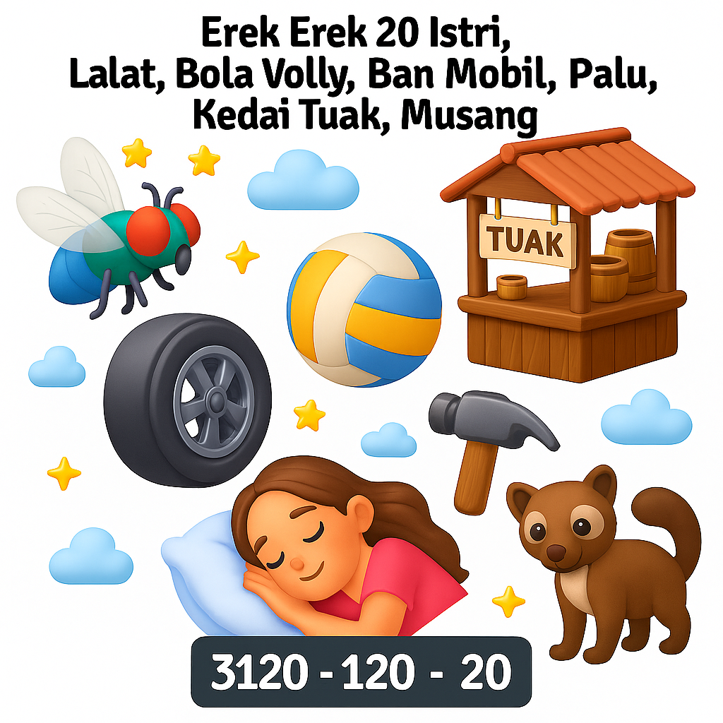 Erek Erek 20 menggambarkan dinamika hubungan, tantangan hidup, kerja keras, godaan, serta kecerdikan dalam mengambil keputusan. Tafsir ini membantu pembaca memahami pesan mimpi secara reflektif dan sadar diri.