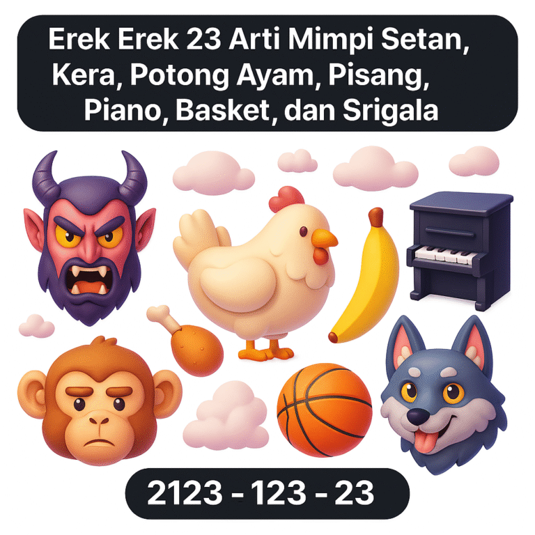 Erek Erek 23 Setan, Kera, Potong Ayam, Pisang, Piano, Basket, dan Srigalac