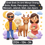 Erek Erek 34 Arti Mimpi Orang Buta, Rusa, Paru-paru, Jamu, Merpati, Jelarut, Silat, dan Ayam