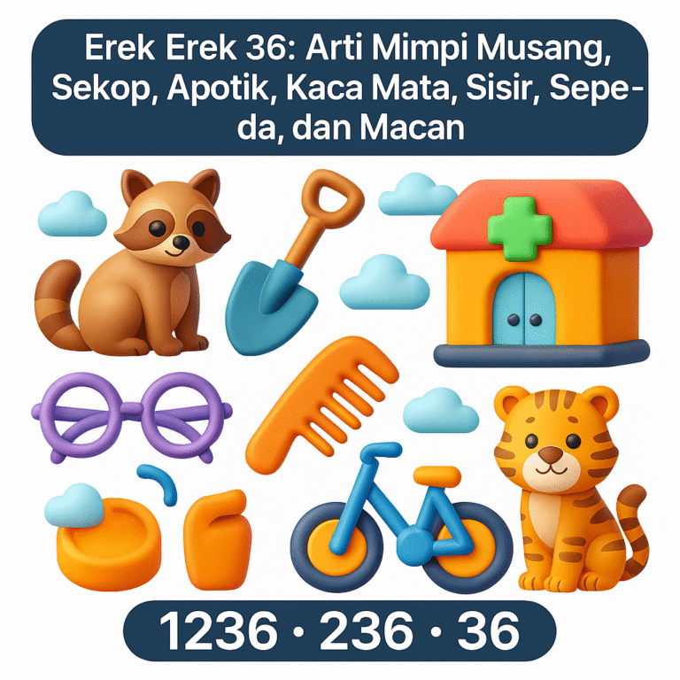 Erek Erek 36 Arti Mimpi Musang, Sekop, Apotik, Kaca Mata, Sisir, Sepeda, dan Macan