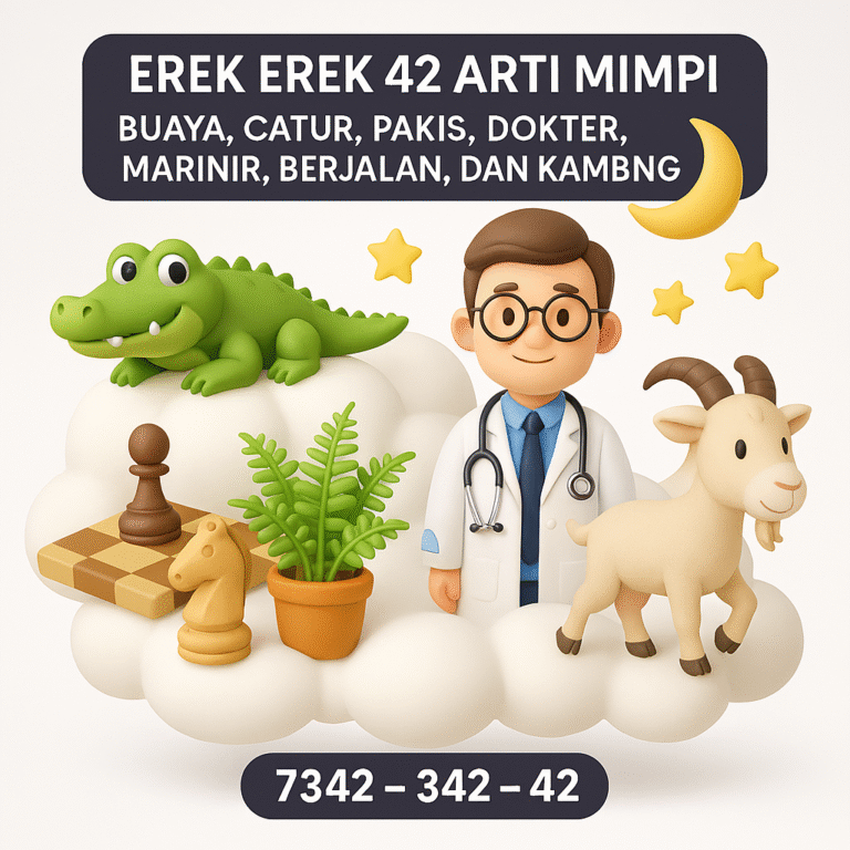 Erek Erek 42 Arti Mimpi Buaya, Catur, Pakis, Dokter, Marinir, Berjalan, dan Kambing