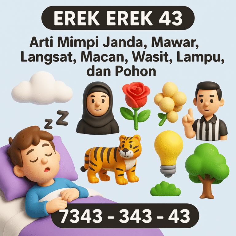 Erek Erek 43 Arti Mimpi Janda, Mawar, Langsat, Macan, Wasit, Lampu, dan Pohon