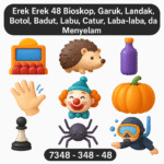 Erek Erek 48 Arti Mimpi Bioskop, Garuk, Landak, Botol, Badut, Labu, Catur, Laba-laba, dan Menyelam