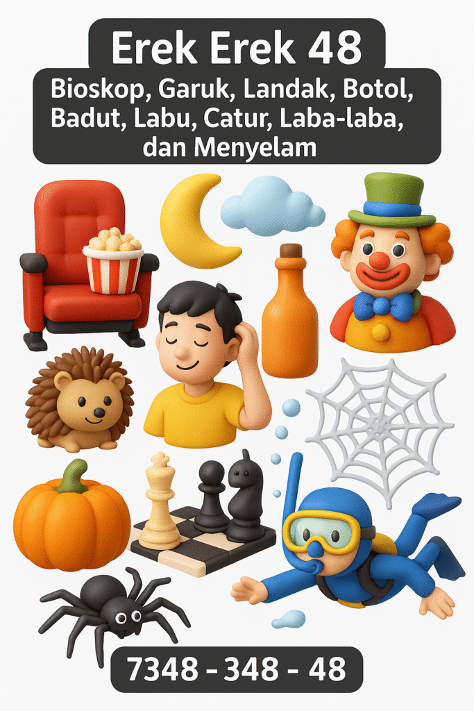 Erek Erek 48 Arti Mimpi Bioskop, Garuk, Landak, Botol, Badut, Labu, Catur, Laba-laba, dan Menyelam