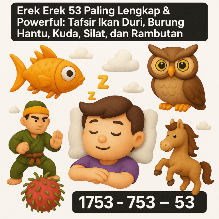 Erek Erek 53 Paling Lengkap & Powerful: Tafsir Ikan Duri, Burung Hantu, Kuda, Silat, dan Rambutan