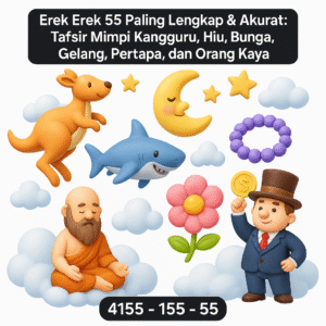 Erek Erek 55 Paling Lengkap & Akurat: Tafsir Mimpi Kangguru, Hiu, Bunga, Gelang, Pertapa, dan Orang Kaya