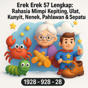 Erek Erek 57 Lengkap: Rahasia Mimpi Kepiting, Ulat, Kunyit, Nenek, Pahlawan & Sepatu