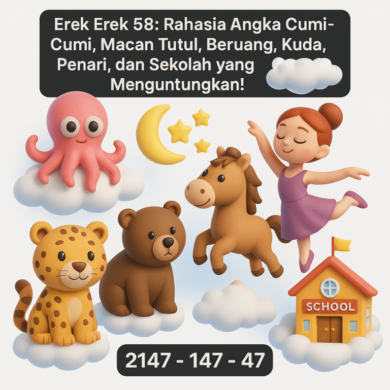 Erek Erek 58: Rahasia Angka Cumi-Cumi, Macan Tutul, Beruang, Kuda, Penari, dan Sekolah yang Menguntungkan!