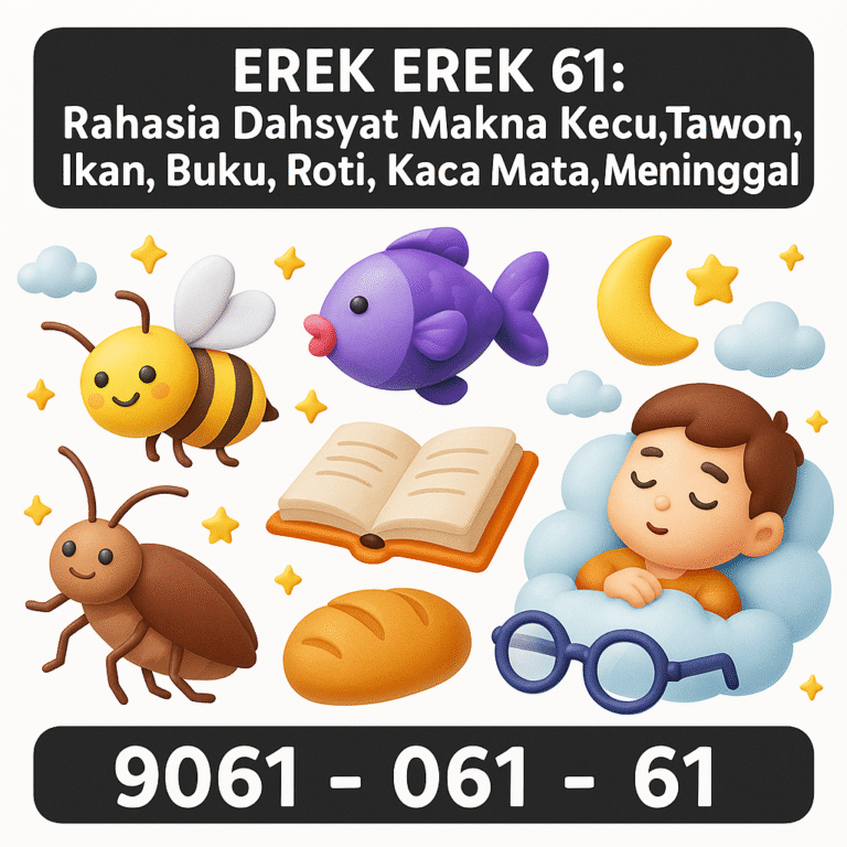 Erek Erek 61: Rahasia Dahsyat Tafsir Kecow, Tawon, Ikan, BukSu, Roti, Kaca Mata, dan Meninggal