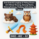 Erek Erek 62 Lengkap & Paling Dicari: Arti Mimpi Musang, Burung Hantu, Walang Kadung, Pedang, Selendang, dan Pagoda