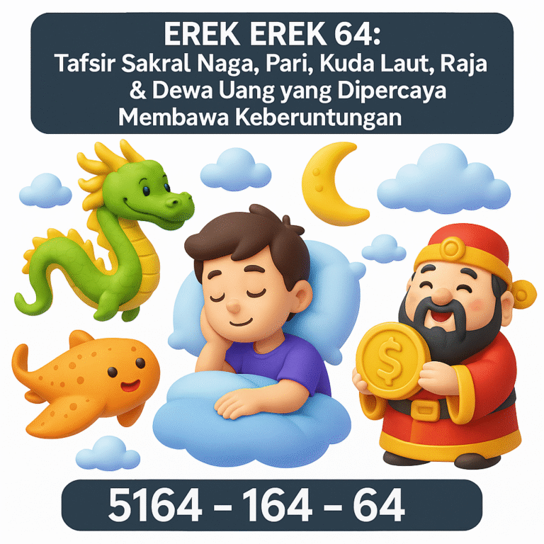 Erek Erek 64: Tafsir Sakral Naga, Pari, Kuda Laut, Raja & Dewa Uang yang Dipercaya Membawa Keberuntungan