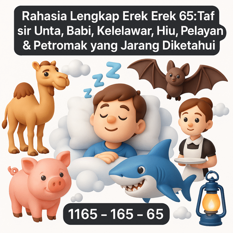 Rahasia Lengkap Erek Erek 65: Tafsir Unta, Babi, Kelelawar, Hiu, Pelayan & Petromak yang Jarang Diketahui