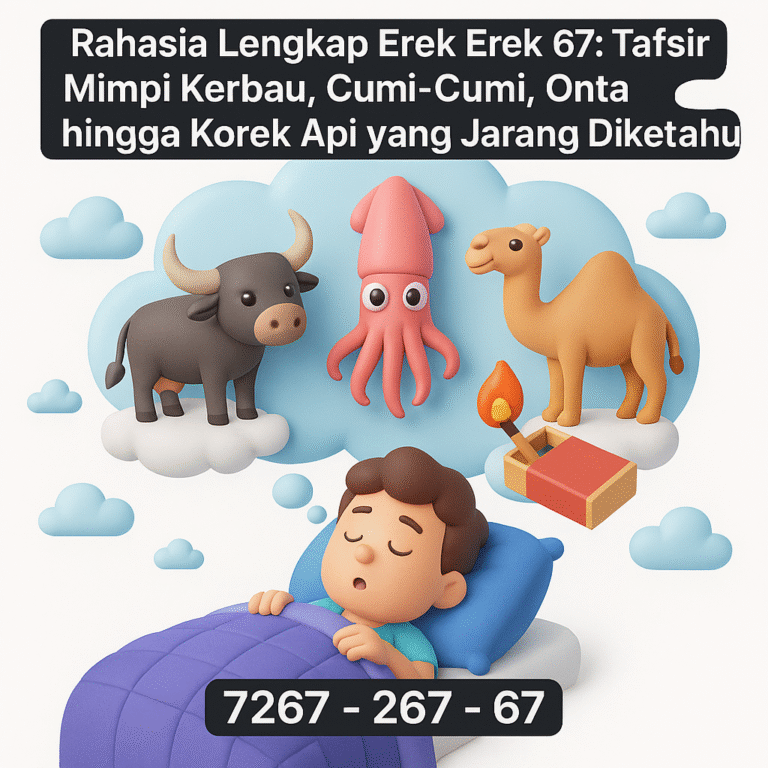 Rahasia Lengkap Erek Erek 67: Tafsir Mimpi Kerbau, Cumi-Cumi, Onta, hingga Korek Api yang Jarang Diketahui
