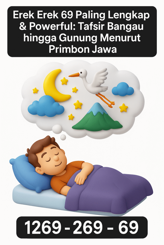 Erek Erek 69 Paling Lengkap & Powerful: Tafsir Bangau hingga Gunung Menurut Primbon Jawa