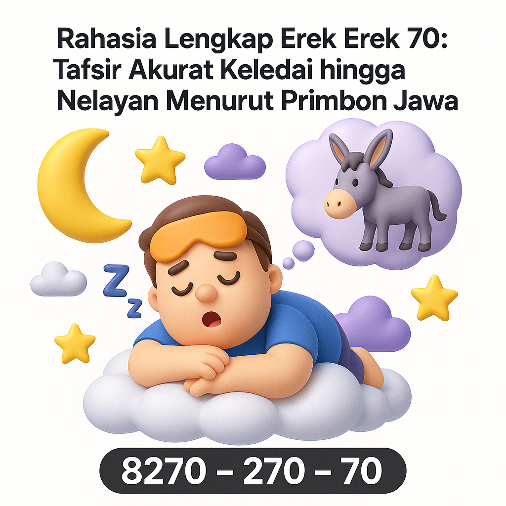 Rahasia Lengkap Erek Erek 70: Tafsir Akurat Keledai hingga Nelayan Menurut Primbon Jawa