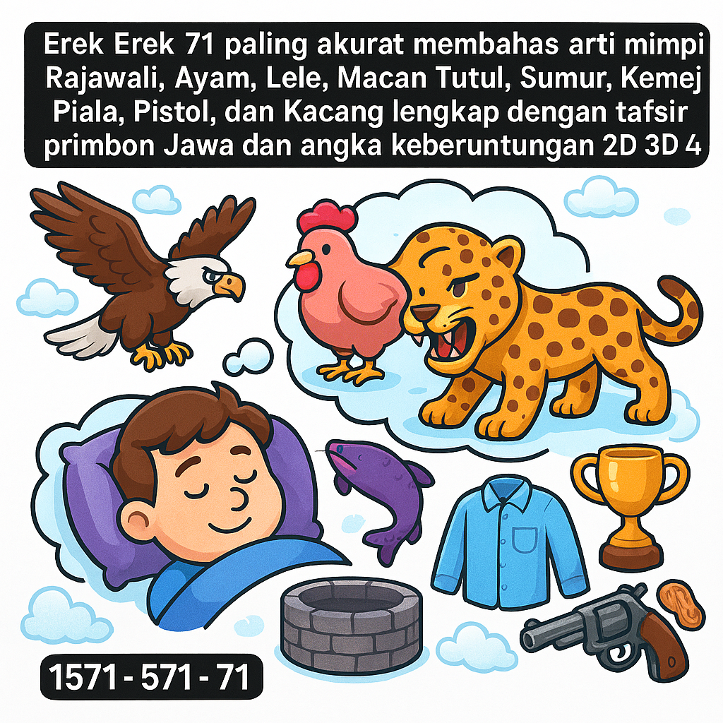 Erek Erek 71 Lengkap: Tafsir Mimpi Rajawali hingga Kacang dengan Angka Keberuntungan
