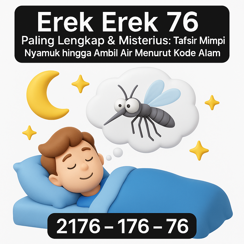 Erek Erek 76 Paling Lengkap & Misterius: Tafsir Mimpi Nyamuk hingga Ambil Air Menurut Kode Alam