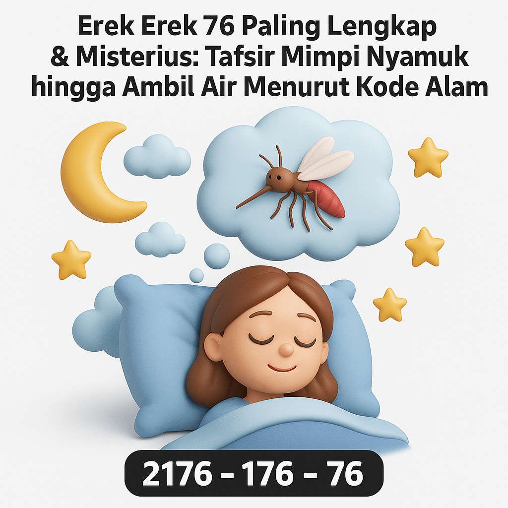 Erek Erek 76 Paling Lengkap & Misterius: Tafsir Mimpi Nyamuk hingga Ambil Air Menurut Kode Alam