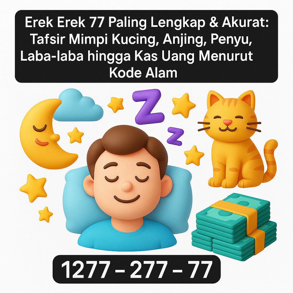 Erek Erek 77 Paling Lengkap & Akurat: Tafsir Mimpi Kucing, Anjing, Penyu, Laba-laba hingga Kas Uang Menurut Kode Alam