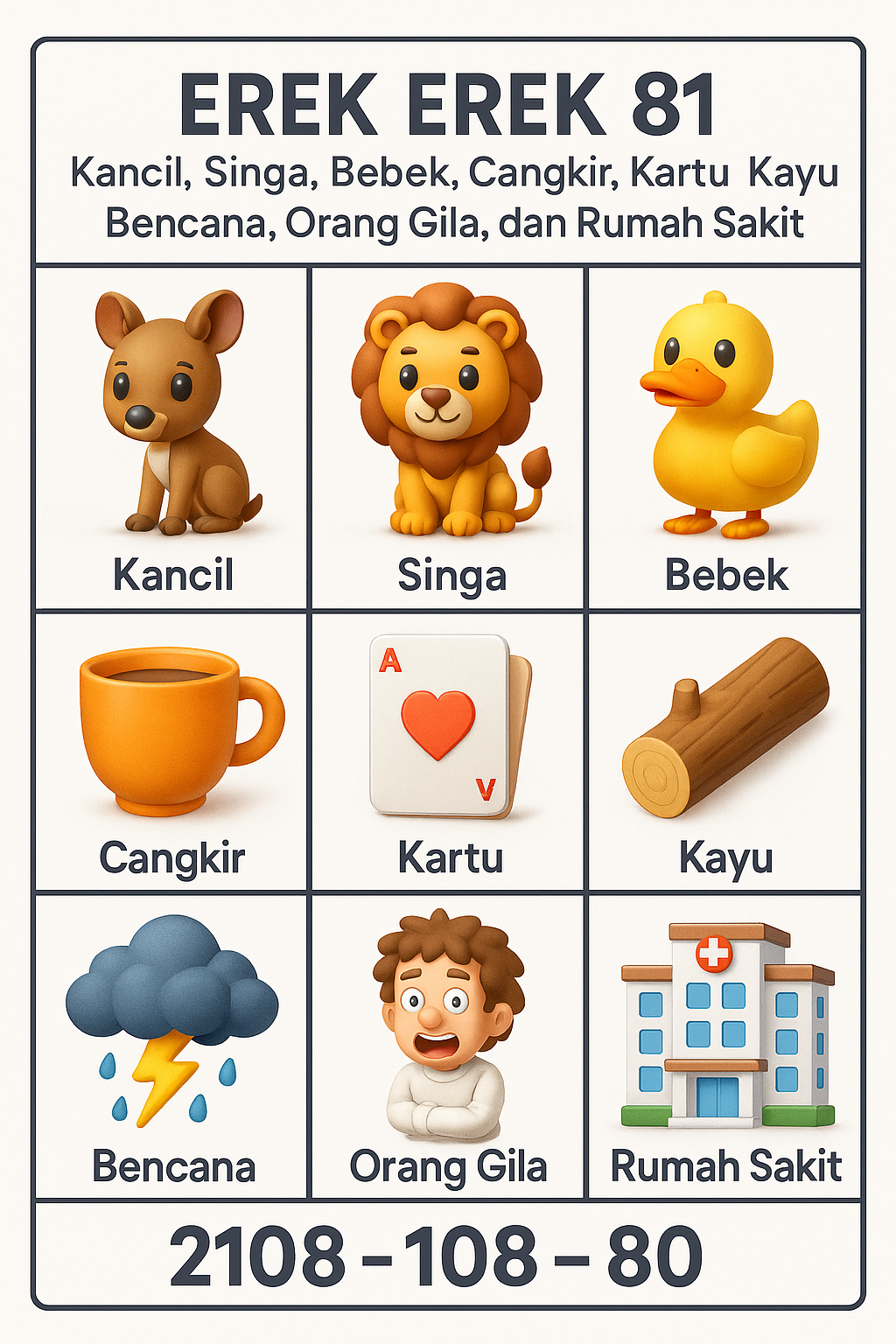 Erek Erek 81 Kancil, Singa, Bebek dan Arti Mimpinya yang Mengungkap Rahasia Keberuntungan