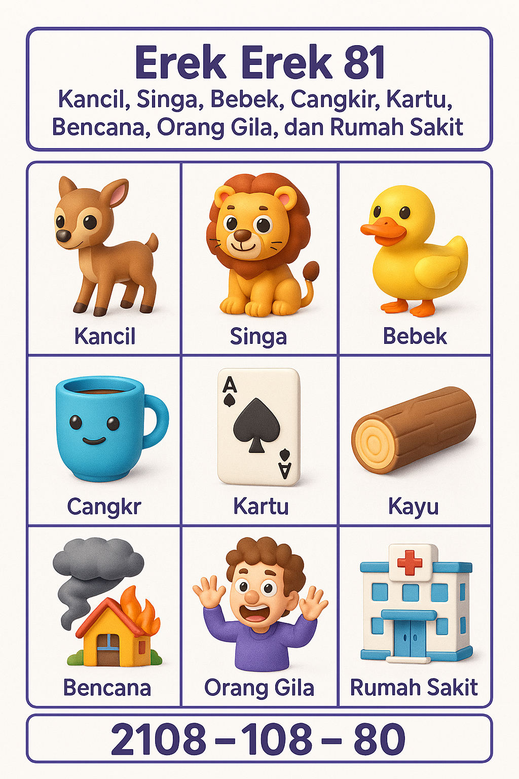 Erek Erek 81 Kancil, Singa, Bebek dan Arti Mimpinya yang Mengungkap Rahasia Keberuntungan