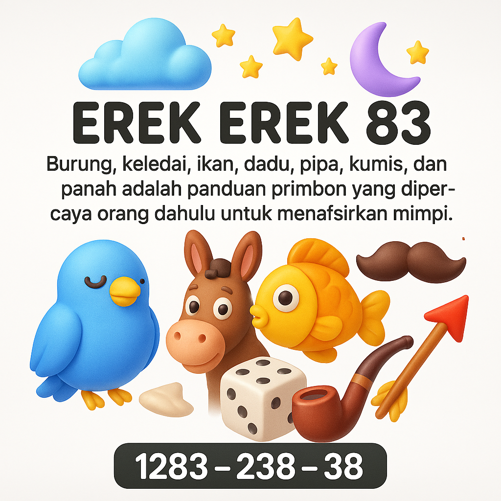 Rahasia Erek Erek 83: Tafsir Burung, Keledai, Ikan, Dadu, Pipa, Kumis & Panah Lengkap