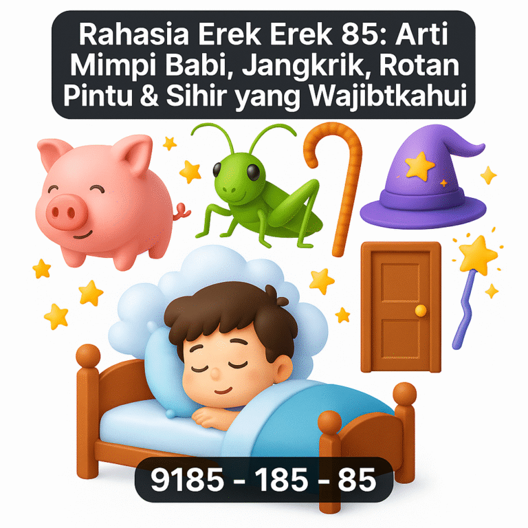 Rahasia Erek Erek 85: Arti Mimpi Babi, Jangkrik, Rotan, Pintu & Sihir yang Wajib Diketahui