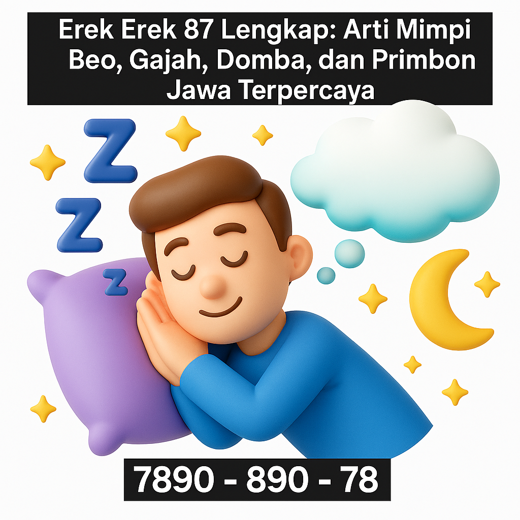 Erek Erek 87 Lengkap: Arti Mimpi Beo, Gajah, Domba, dan Primbon Jawa Terpercaya