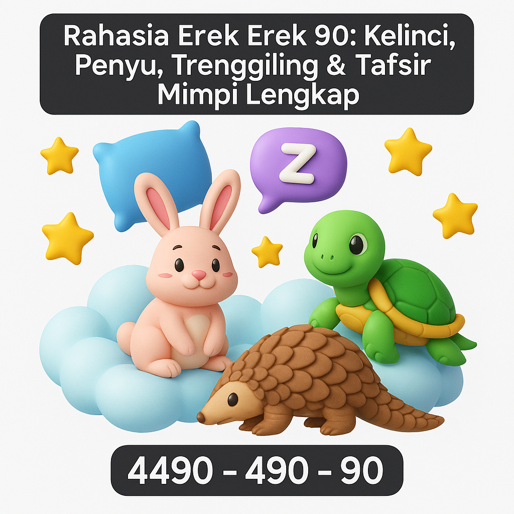 Rahasia Erek Erek 90: Kelinci, Penyu, Trenggiling & Tafsir Mimpi Lengkap