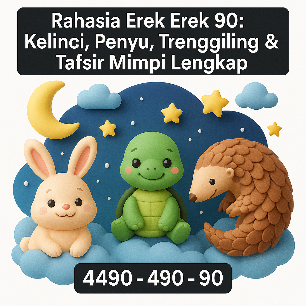 Rahasia Erek Erek 90: Kelinci, Penyu, Trenggiling & Tafsir Mimpi Lengkap