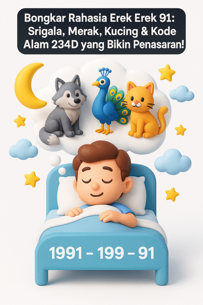 Bongkar Rahasia Erek Erek 91: Srigala, Merak, Kucing & Kode Alam 234D yang Bikin Penasaran!